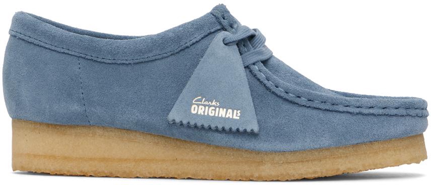 Blue Wallabee Derbys