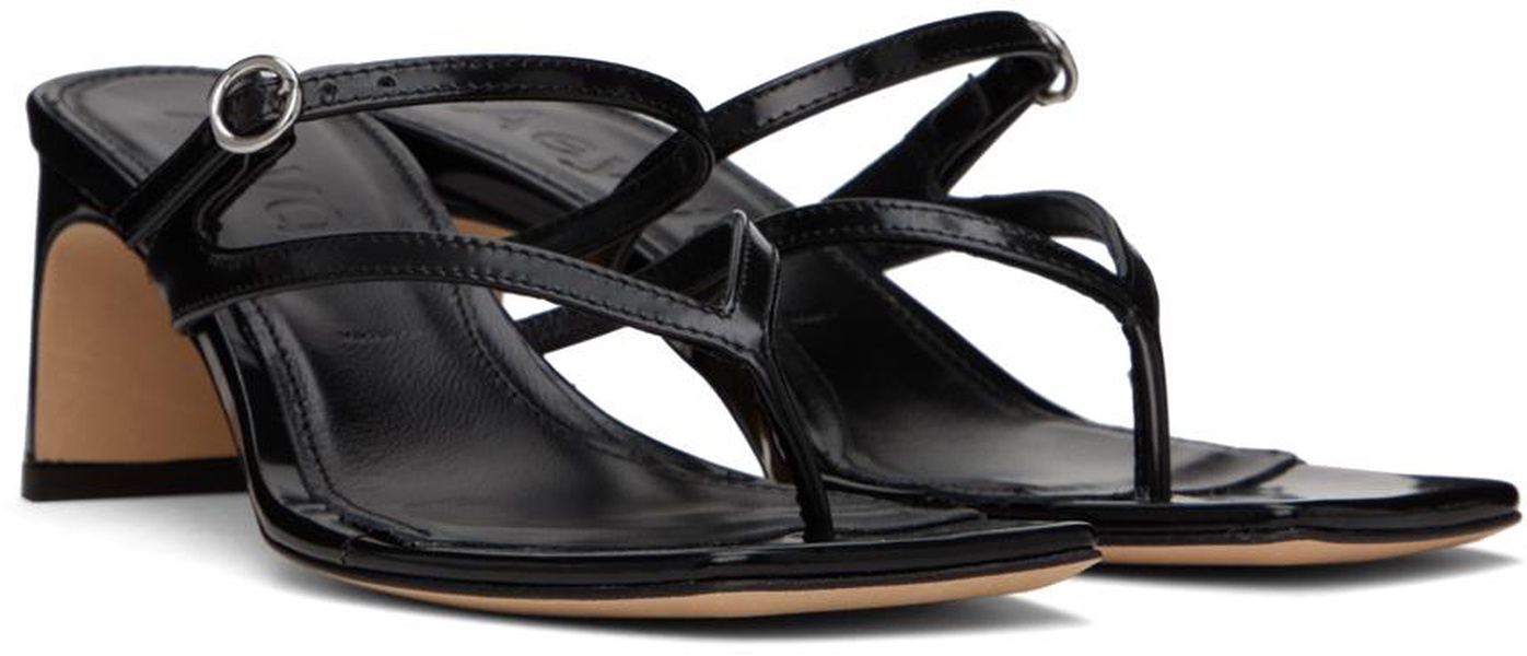 Black Giselle Heeled Sandals