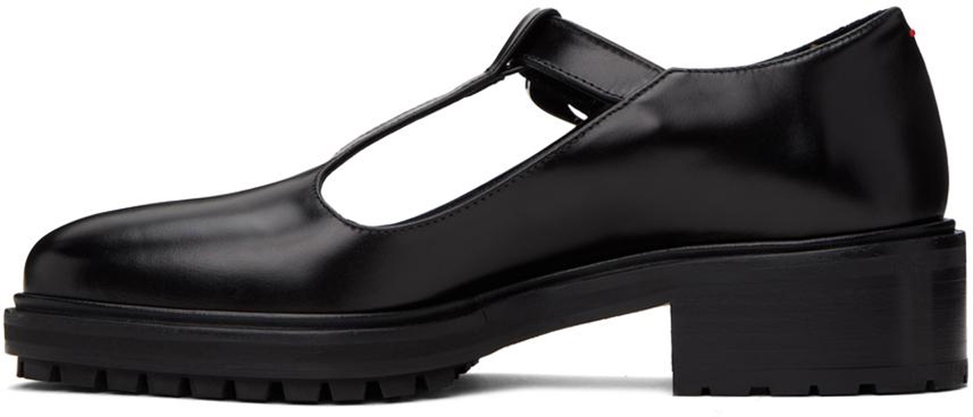 Black Roberta Calf Loafers