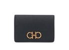 Ferragamo Logo Plaque Flap Closure Wallet