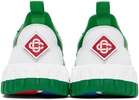 Green & White 'The Court' Sneakers