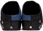 SSENSE Exclusive Black & Blue Bloggi's Clogs