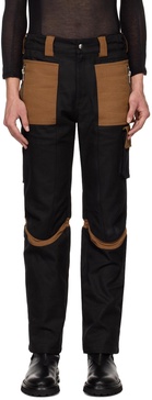 SSENSE Exclusive Black & Tan Utility Cargo Pants