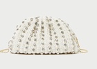 women's bailey dome clutch in white