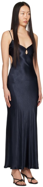 Navy & Black Cedar City Maxi Dress