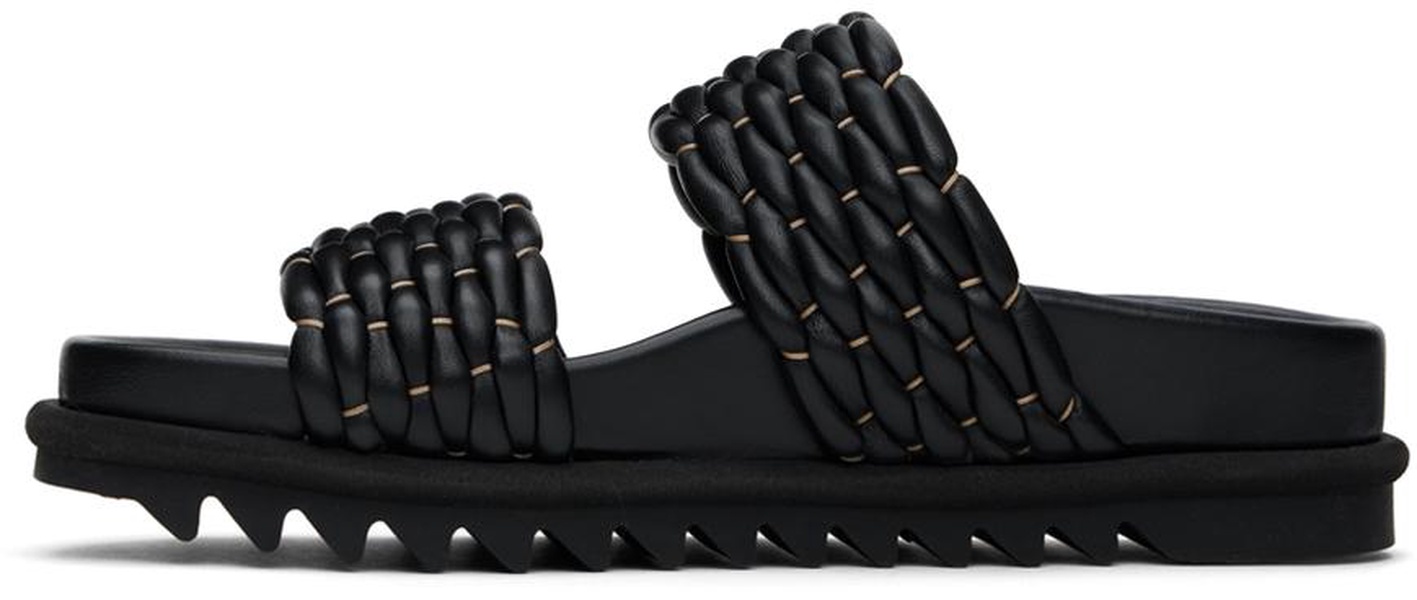 Black Braided Sandals