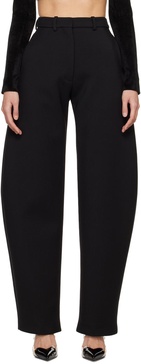 Black Round Trousers