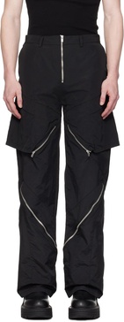 Black Stratum Cargo Pants