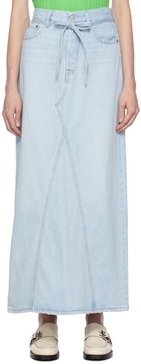 Blue Iconic Maxi Skirt