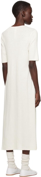 Off-White Rib Henley Maxi Dress