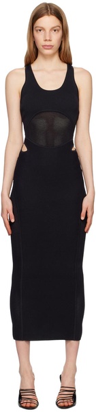 Black Sport Midi Dress