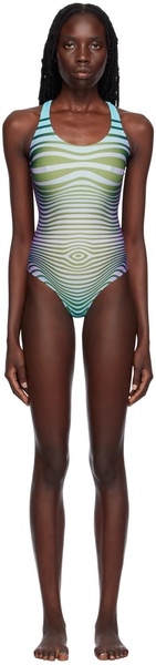 SSENSE Exclusive Blue 'The Body Morphing' Swimsuit