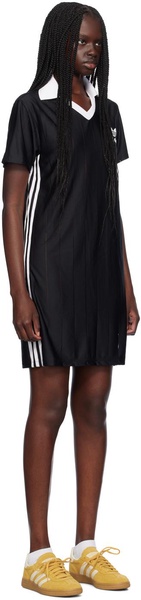 Black Adicolor 3-Stripes Pinstripe Minidress