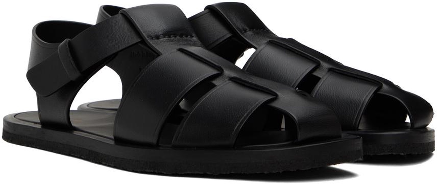 Black Fisherman Sandals