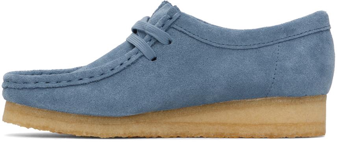 Blue Wallabee Derbys