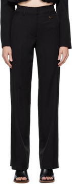 Black Le Chouchou 'Le Pantalon Ficelle' Trousers