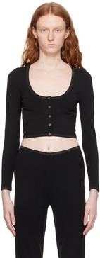 Alexander Wang Nylon Cropped Cardigan