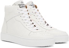 White Classic Punch Trainer High Top Sneakers