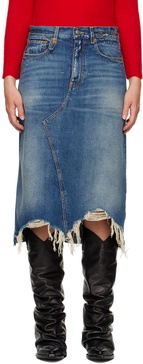 Blue Jesse Denim Midi Skirt