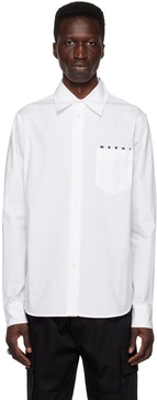 White Patch Pocket Shirt