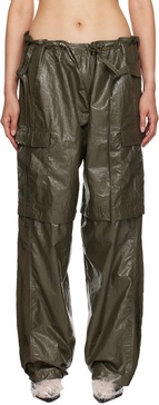 Khaki Ottolinger Edition Adjustable Parachute Cargo Pants