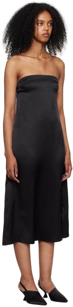 Black Megan Midi Dress