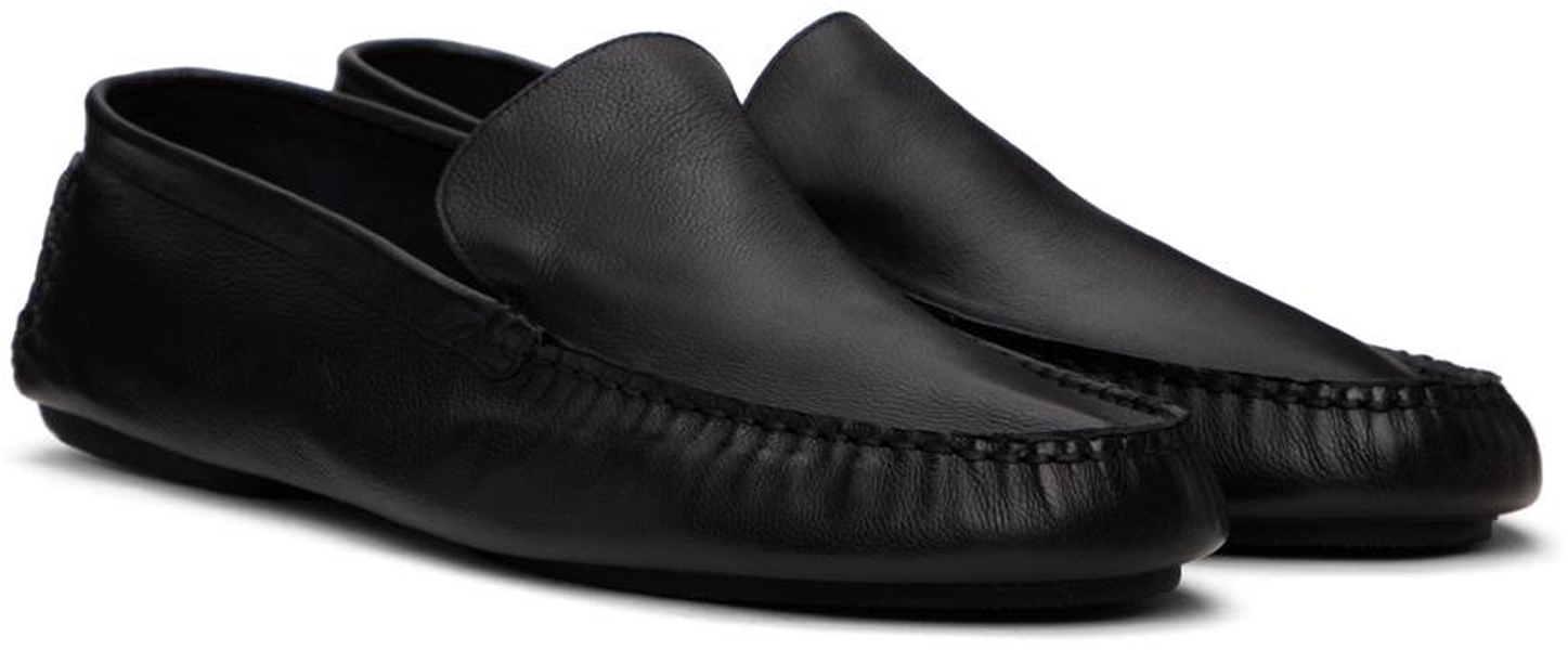 Black Lucca Slip-On Loafers