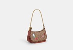 Teri Mini Crossbody Bag In Signature Canvas With Sticker Print