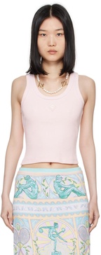 Pink Rib Tank Top