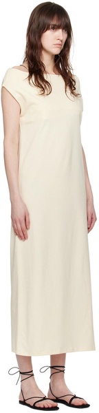 Beige Martial Maxi Dress