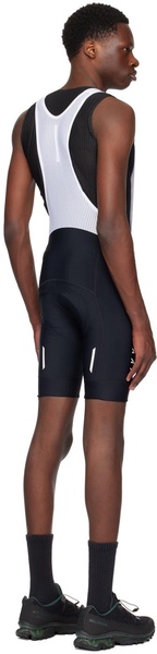 White & Black Team Bib Evo Shorts