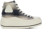 SSENSE Exclusive Black & Beige Kurt High Top Sneakers