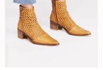 women's in the loop woven boot in tan