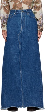 Blue Polly Denim Skirt