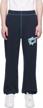 Navy Script Sweatpants