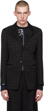 Black Moon Diamant Jacquard Blazer