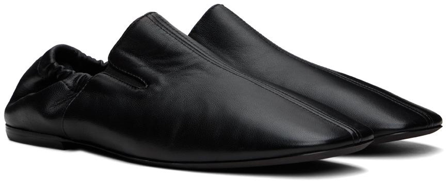 Black Leather Loafers