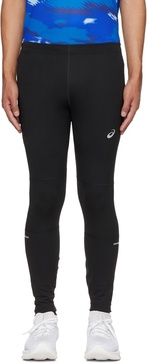 Black Polyester Race Lounge Pants