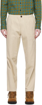 Beige Bank Trousers