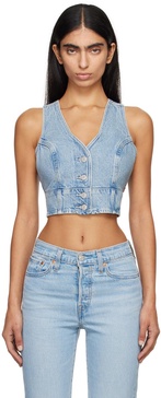 Blue Mona Denim Tank Top