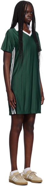 Green Adicolor 3-Stripes Pinstripe Minidress