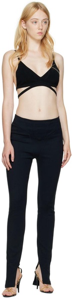 Black Double Arch Corset Trousers