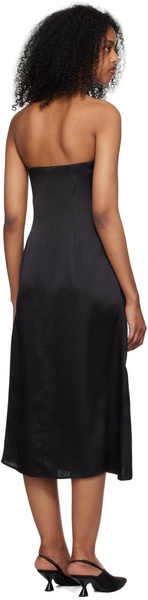 Black Megan Midi Dress