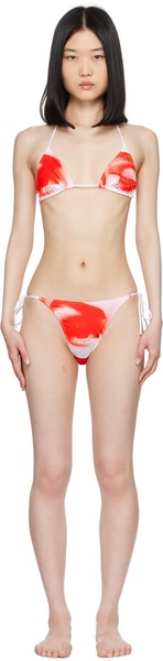 Red 'The Eyes And Lips' Bikini