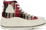 SSENSE Exclusive Red & Green Kurt High Top Sneakers