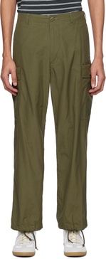 Green Drawstring Cargo Pants