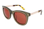 Bally Studded Cat-Eye Frame Sunglasses