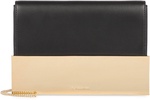 Aquazzura Muse Two-Toned Chain-Linked Clutch Bag