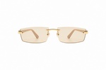 Cartier Rectangle Frame Sunglasses