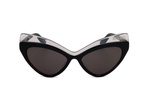 Double Cat-eye Frame Tinted Sunglasses